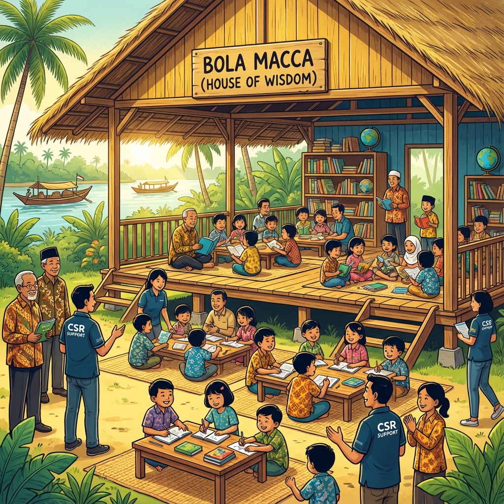 Inovasi "Bola Macca": Sinergi CSR Tangani Anak Tidak Sekolah